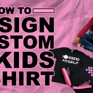 How To Make A Custom Kids Shirt From Start To Finish (With Jada Banks)