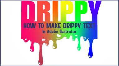 How To Make A Dripping Text Effect In Adobe Illustrator