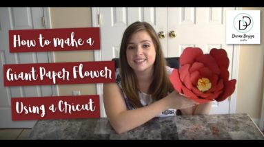 How to Make a Giant Paper Flower Using a Cricut