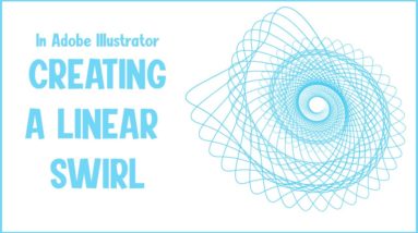 How To Make A Linear Swirl Shape In Adobe Illustrator