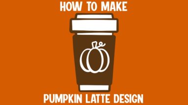 How to Make a Pumpkin Spice Latte Design in Adobe Illustrator