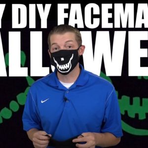 How to Make Custom Glow in the Dark Face Masks for Halloween