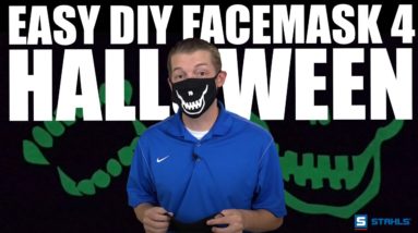 How to Make Custom Glow in the Dark Face Masks for Halloween