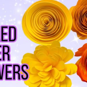 How to Make DIY Paper Flowers using Cricut Maker