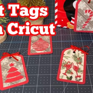 How To Make Gift Tags With Cricut | DIY Christmas Ideas