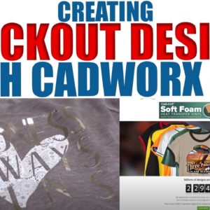 How to Make Knockout Designs With CadworxLIVE | Free Online Design Tool