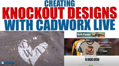 How to Make Knockout Designs With CadworxLIVE | Free Online Design Tool