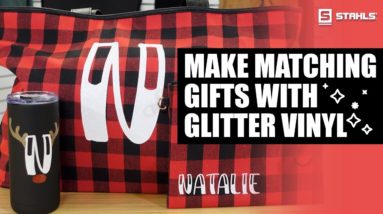 How to Make Matching Gifts & Accessories with Glitter Vinyl