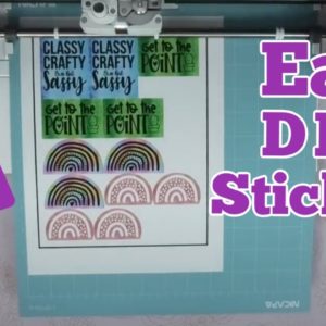 How to Make Stickers in Cricut Design Space | Print Then Cut Stickers