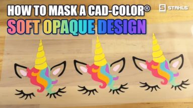 How to Properly Mask CAD-COLOR® Soft Opaque Designs