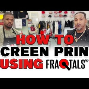 How to Screen Print Using Fraqtals Screen Printing Pods