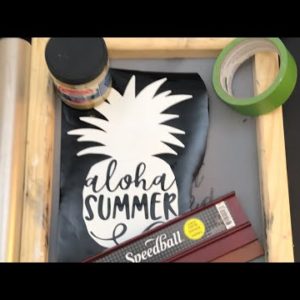 How to Screen Print with 651 Vinyl | Easy Cricut Craft