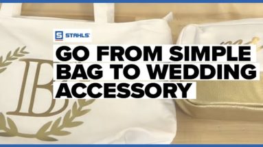 How to Turn a Bag into the Perfect Bridal Accessory with Metallic HTV