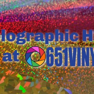 How To Use Holographic HTV | 651Vinyl Product Spotlight