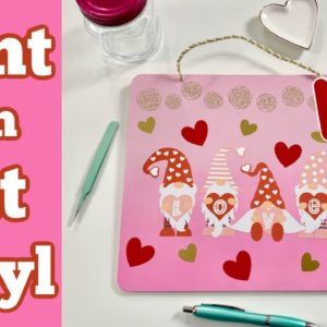 How to Use Printable Vinyl with Cricut | Print then Cut