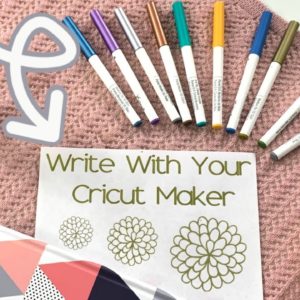 How to Write with Cricut Maker