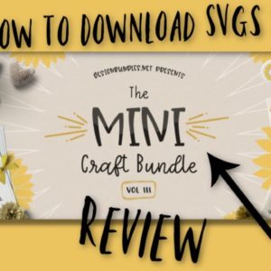 How to Download SVG Files and Import into Cricut Design Space | Review of Mini Craft Bundle 3