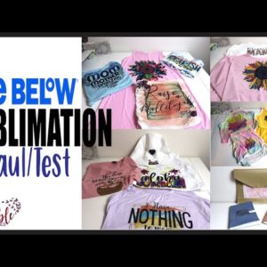 FIVE BELOW SUBLIMATION HAUL | SUBLIMATE CLOTHES (SHIRTS, SHORTS & DRESSES) | JOURNALS | MAY 2021