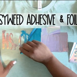 HOW TO MAKE FOIL SHIRT WITH SISER EASYWEED ADHESIVE HTV WITH CRICUT | Step by Step Tutorial