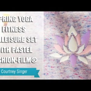 Project Press It: Spring Yoga Fitness Athleisure Set with Pastel CAD-CUT® Fashion FILM®