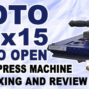 Joto 15x15 Heat Press Review From Heat Transfer Warehouse