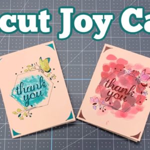 How to Make a Card Using Cricut Joy with TroyTube | THANK YOU for 25K Subscribers