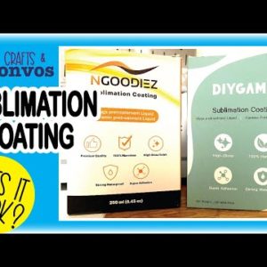 Crafts & Convos | Amazon Sublimation Coating for Ceramic and Wood | Making a Hotfix Rhinestone Shirt