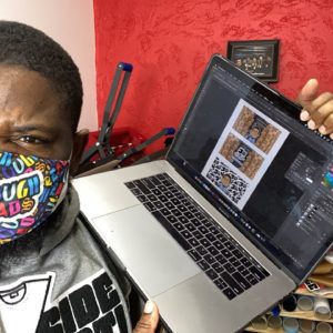 LIVE: CREATING CUSTOM MASKS FOR JT HUSTLEZ