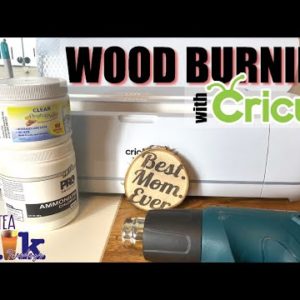 Craft-Tea Talk | Wood Burning with Any Cricut | Ammonium Chloride Heat Gun | Dollar Tree