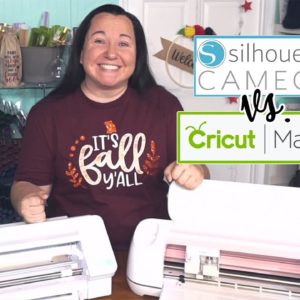 Machine Comparison Cricut Maker vs Silhouette Cameo 4