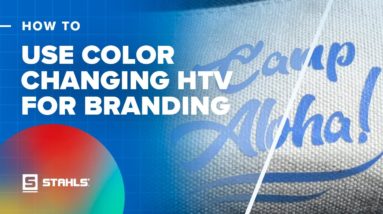 Magic Color Changing HTV: How to Use it for Branding