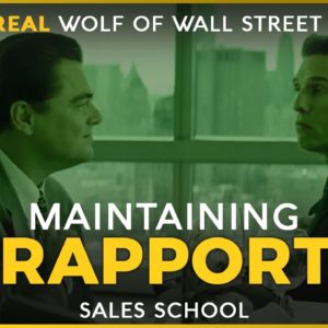 Maintaining Rapport | Free Sales Training Program | Sales School