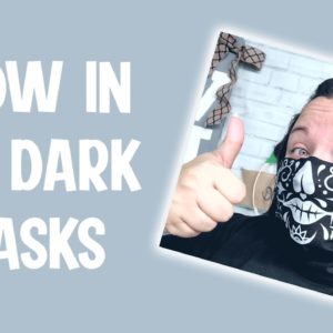 🌟 How to Make a Glow In The Dark Face Mask | Glow in the Dark Face Mask Halloween