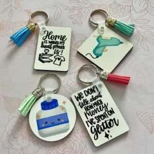 How to Sublimate Keychain Blanks using Cricut Easy Press | Sublimation for Beginners