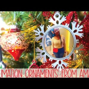 AMAZON SUBLIMATION ORNAMENTS |   LAST MINUTE CHRISTMAS GIFT IDEAS | Christmas Tree DECOR