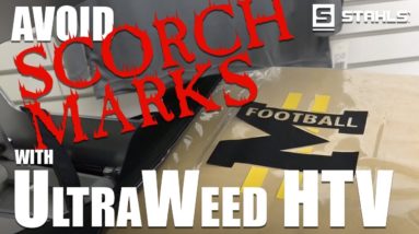 No More Scorch Marks | Heat Pressing Sensitive Items with CAD CUT® UltraWeed™