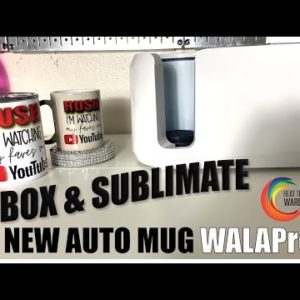 HOW TO SUBLIMATE A MUG | UNBOXING & SUBLIMATION TEST | WALA AUTO OPEN MUG PRESS REVIEW | TUMBLERS