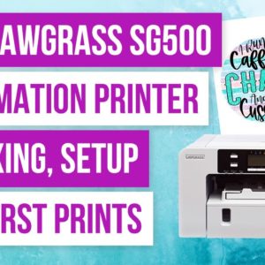 🔥 NEW Sawgrass SG500 Sublimation Printer Unboxing, Setup and First Prints