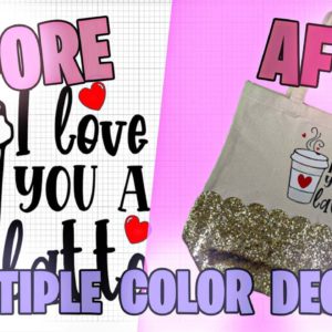 How to Make Vinyl Decals with Multiple Colors on Cricut (Cricut Design Space Tutorial)