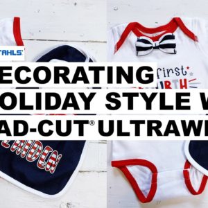 How to Create a 4th of July Infant Bodysuit and Bib Using CAD-CUT® UltraWeed™