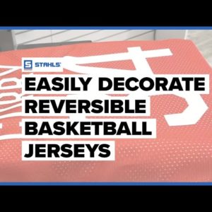 How to Decorate Reversible Basketball Jerseys with Screen Printed Transfers