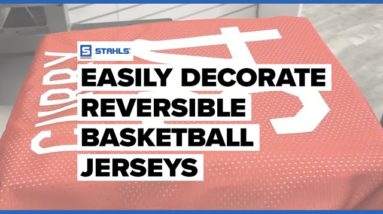 How to Decorate Reversible Basketball Jerseys with Screen Printed Transfers