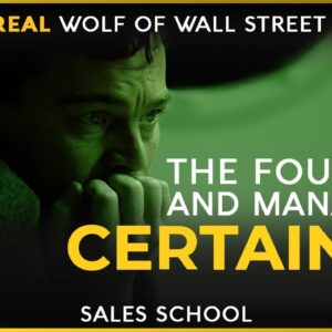 The Four C's and Managing Certainty | Free Sales Training Program | Sales School