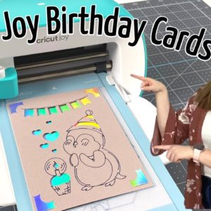 How to Make Birthday Cards with Cricut Joy Tutorial | Cricut Joy Card Mat