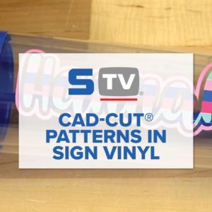 Pattern Sign Vinyl