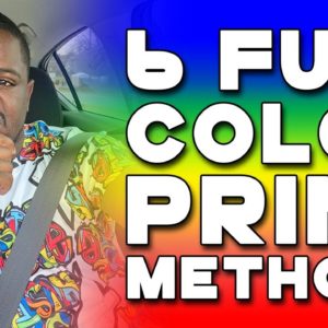 6 Full Color T-Shirt Printing Options (Inkjet, Heat Transfers, Sublimation, DTF, White Toner, DTG)