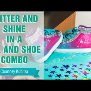 Project Press It: Glitter and Shine in a Tee and Shoe Combo