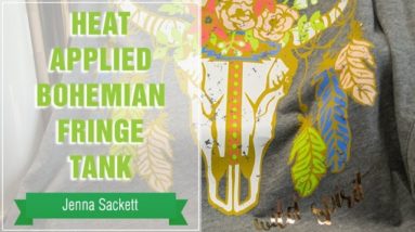 Project Press It: Heat Applied Bohemian Fringe Tank