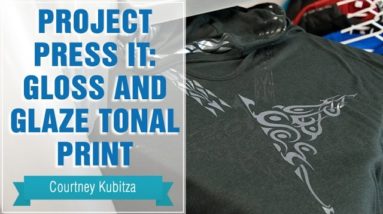 Project Press It: Heat Printing Glossy Tonal Prints on Tri-blends