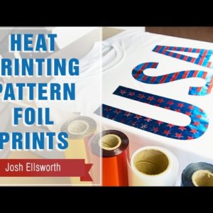 Project Press It: Heat Printing Pattern Foil Prints